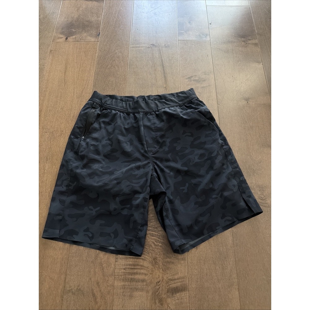 Ten Thousand Mens The Interval Short 9" Inseam Black Camo Compression Liner M